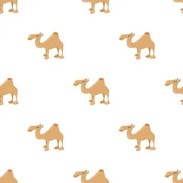 Camel pattern seamless vector 스톡 일러스트