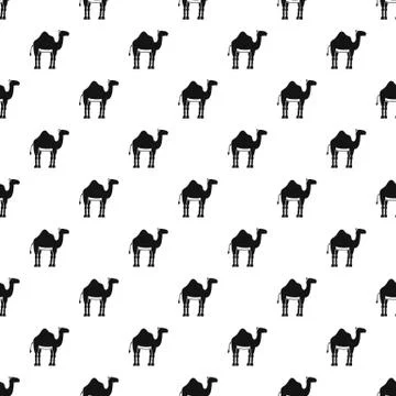Camel pattern vector Illustrazione stock
