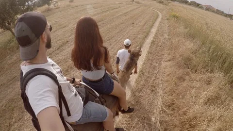 Camel riding Stock Footage 107879008