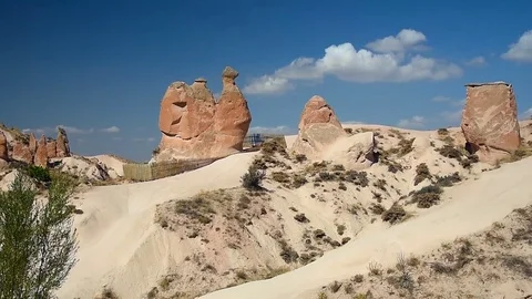 Camel Rock in Devrent Valley at Cappadocia. Turkey Stock Footage 82479838