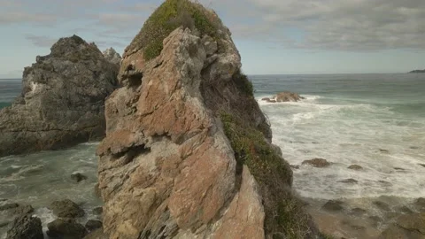 Camel Rock flyby 3 Stock Footage 150436015