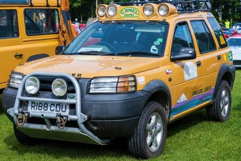 Camel Trophy, Land Rover 90 - 1998 Stock Photos