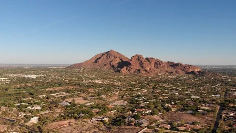 Camelback Mountain, Arizona Stock Footage 91395193