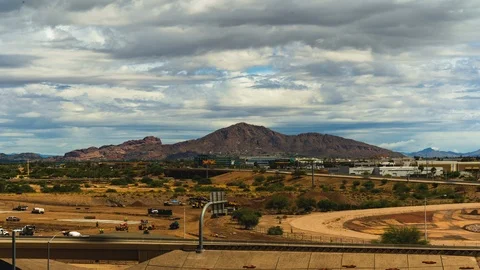 Camelback Mountain Phoenix Az Video stock 112943182