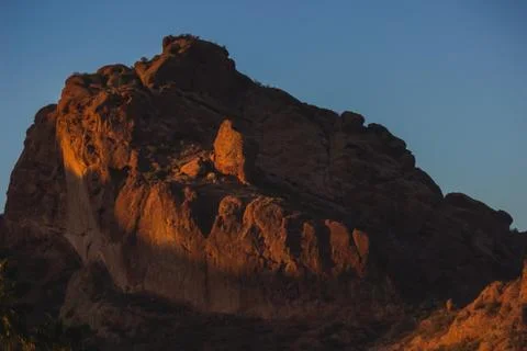Camelback Mountain at Sunrise Foto stock