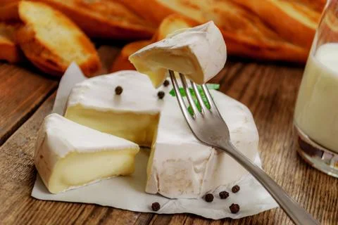 Camembert cheese Stock Photos