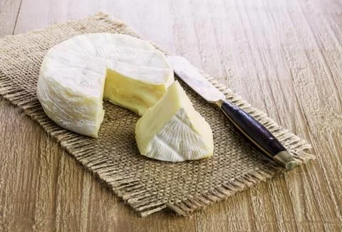 Camembert cheese Stock Photos