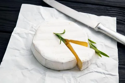 Camembert cheese Stock Photos