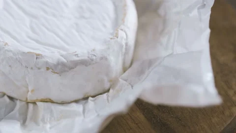 Camembert cheese, rotation Stock Footage 92011887