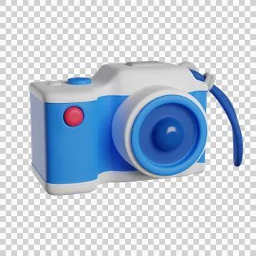Camera 3D render icon Stock Illustration