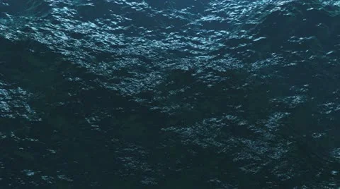 Camera above the water, loop Video stock 10916845