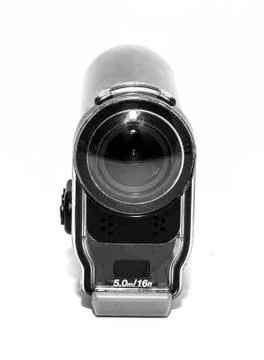 Camera Action Cam on a white background. Stock Photos