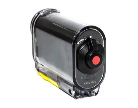 Camera Action Cam on a white background. Stock Photos