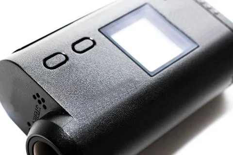 Camera Action Cam on a white background. Stock Photos