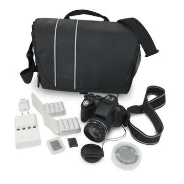 Camera and accessories Stock Photos