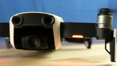 Camera up and down DJI mavic air Video stock 92524742