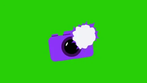Camera animation on green screen Stock Footage 333561104