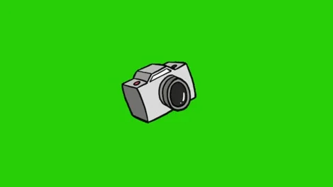 Camera animation on green screen Vidéo 333561129
