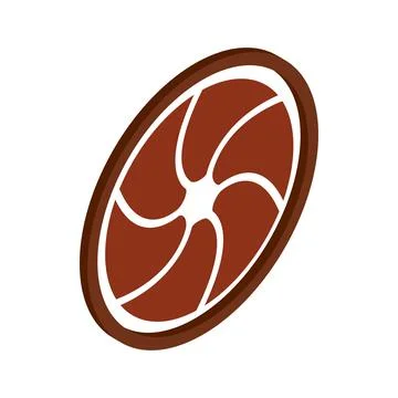 Camera aperture icon, isometric 3d style Stock Illustration