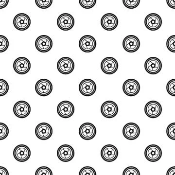 Camera aperture pattern, simple style Stock Illustration