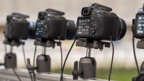 Camera array Stock Photos