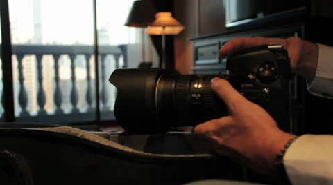 Camera bag Stock Footage 29156184