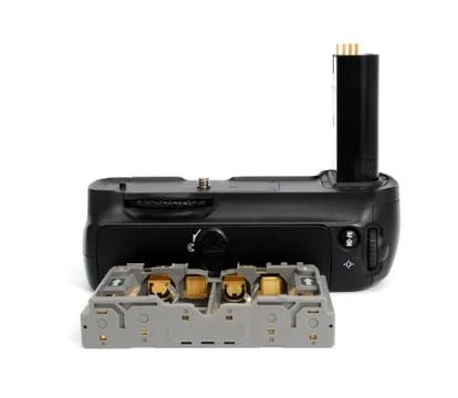 Camera battery grip Stock Photos