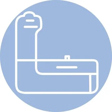 Camera Battery Grip Power Accessory Photography Device Icon Graphic Stock Illustration