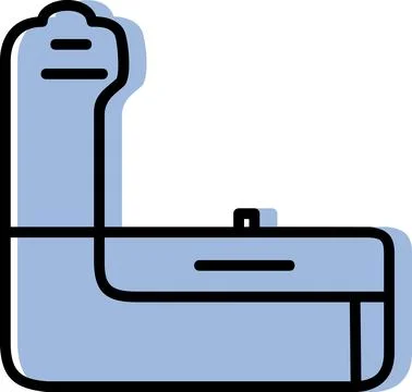 Camera battery grip power device icon Stock Illustration