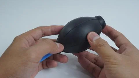 Camera Blower Cleaner Tool on a White Background Stock Photos