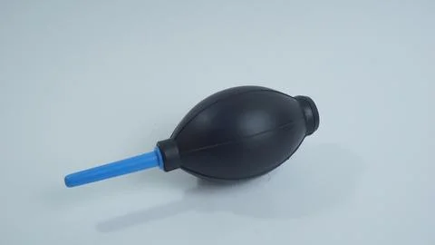 Camera Blower Cleaner Tool on a White Background Foto stock