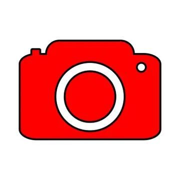 Camera button Stock Illustration