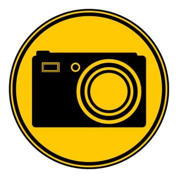 Camera button. Stock Illustration