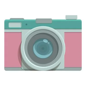 Camera capture icon cartoon vector. Digital photo イラスト素材