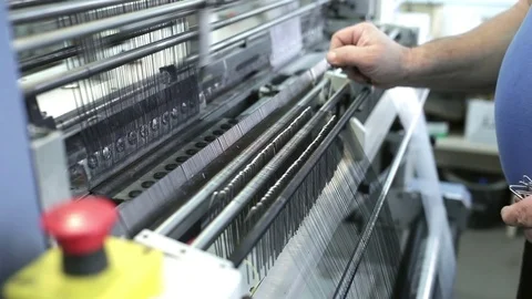 The camera captures the rear panel bench. Stock Footage
