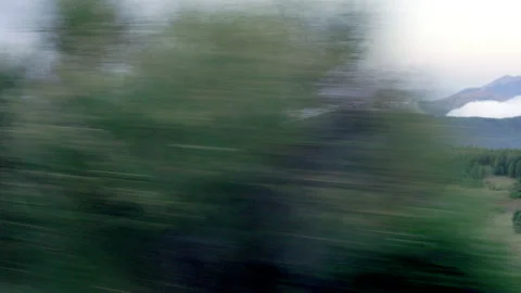 Camera car with amazing view on the valley 스톡 동영상 235401947