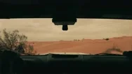 Camera Car In The Sahara Desert, Driver Pov. Stock Footage