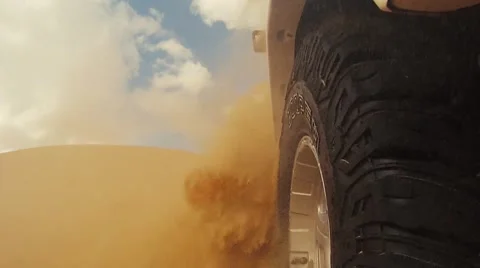 Camera car in the sahara desert Stock Footage 57676681