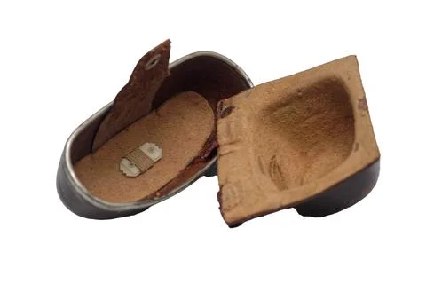 Camera case in poor condition Foto stock