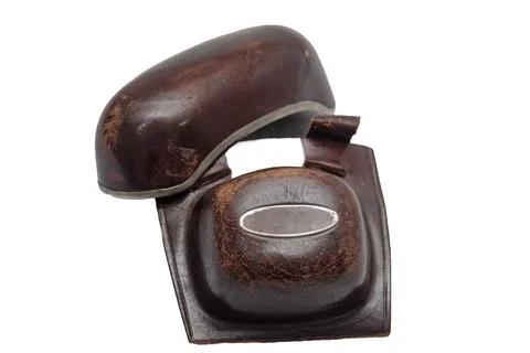 Camera case in poor condition Foto stock