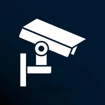 Camera cctv icon sign graphic theft wireless street Illustrazione stock
