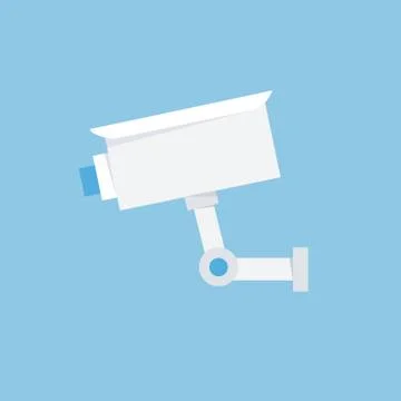 Camera cctv ,Illustration eps 10, vector Stock Illustration