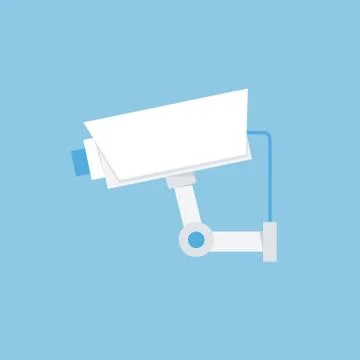 Camera cctv ,Illustration eps 10, vector Stock Illustration