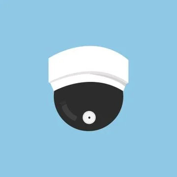 Camera cctv ,Illustration eps 10, vector Stock Illustration