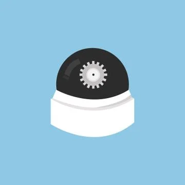 Camera cctv ,Illustration eps 10, vector Stock Illustration
