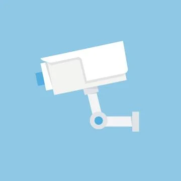 Camera cctv ,Illustration eps 10, vector Stock Illustration