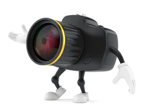 Camera character Stock Illustration