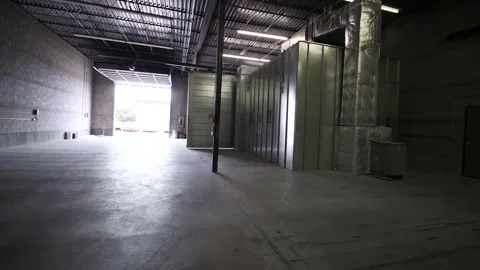 Camera circles around big container Stock-Footage 134829893