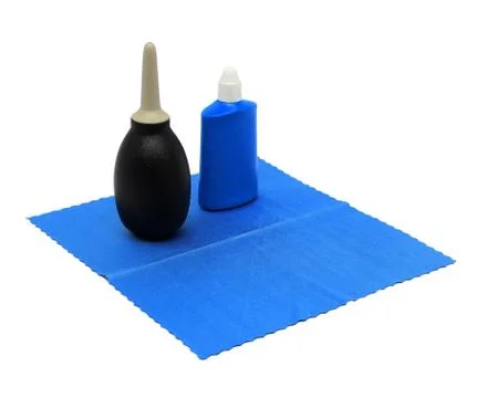 Camera cleaning kit. Fotos Stock