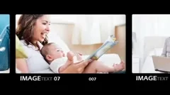 Camera closing up on a film strip Stock After Effects